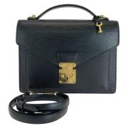 Louis Vuitton Vintage Pre-owned Laeder handvskor Black, Dam