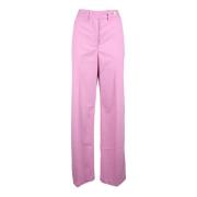 Attic and Barn Bomull Linne Pantalone Pink, Dam