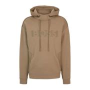 Hugo Boss Beige Sweatshirt Pulls & Gilets Beige, Herr