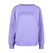 Douuod Woman Lila Sweatshirt för Kvinnor Purple, Dam