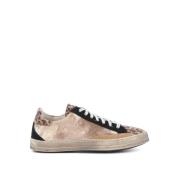 Avant Toi Mocka Platta Skor Made in Italy Beige, Dam