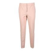 Max Mara Elegant Viskosblandningsbyxor Pink, Dam