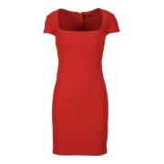 Guess Elegant Klänning med Spandex Red, Dam