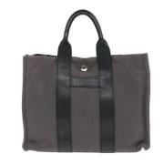 Hermès Vintage Pre-owned Canvas totevskor Gray, Dam