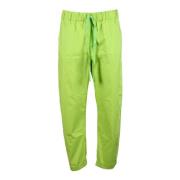 Semicouture Bomulls Casual Byxor Green, Dam