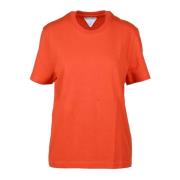 Bottega Veneta Tshirt Orange, Dam