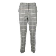 Marella Elegant Ullblandning Stretchbyxor Gray, Dam