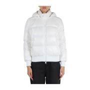 Armani Exchange Vit Quiltad Pufferjacka White, Dam