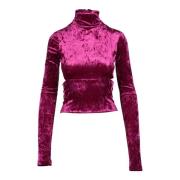 Pinko Stilren Stretchig Topp Purple, Dam