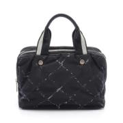 Chanel Vintage Pre-owned Canvas handvskor Black, Dam