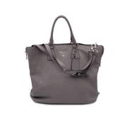 Prada Vintage Pre-owned Laeder prada-vskor Gray, Dam