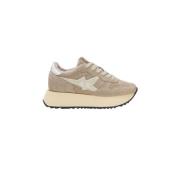 Sun68 Big Star Sneakers Djurtryck Beige, Dam