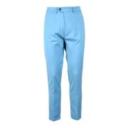 Imperial Elegant Stretchy Viscose Blend Trousers Blue, Herr