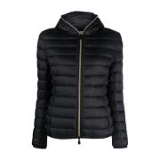 Save The Duck Alexis Hooded Puffer Jacket Black, Dam