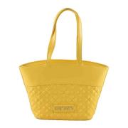 Love Moschino Stilig PU-väska Yellow, Dam