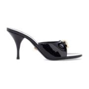 Versace Opera Bow Hälade Mules Black, Dam