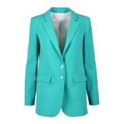 Patrizia Pepe Elegant Jacka med Polyester och Elastan Green, Dam