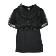 Noir Kei Ninomiya Bomull T-shirt med unik design Black, Dam