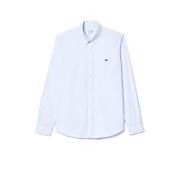 Lacoste Vit Klassisk Skjorta Elegant Stil White, Herr