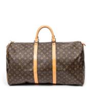 Louis Vuitton Vintage Pre-owned Canvas resvskor Brown, Dam