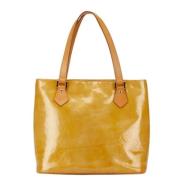 Louis Vuitton Vintage Pre-owned Laeder handvskor Yellow, Dam