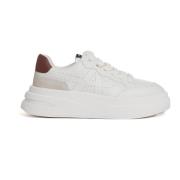 ASH Vita och Läder Mode Sneakers White, Dam