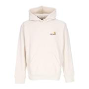 Carhartt Wip Herr Hoodie med amerikansk skrift Beige, Herr