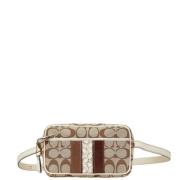 Coach Pre-owned Pre-owned Canvas crossbodyvskor White, Dam