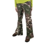 Maliparmi Camou Flower Byxor Aw24 Green, Dam