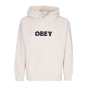 Obey Premium Fleece Herr Hoodie Beige, Herr