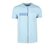 Bikkembergs Bomull Elastan T-shirt Blue, Herr