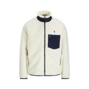 Polo Ralph Lauren Hybrid Fleecejacka med Kontrastdetaljer Beige, Herr