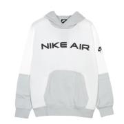 Nike Sportswear Air Hoodie i Vit/Svart White, Herr