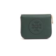 Tory Burch Grön dragkedja plånbok Green, Dam