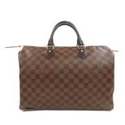 Louis Vuitton Vintage Pre-owned Canvas louis-vuitton-vskor Brown, Dam