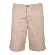 Woolrich Bomull Elastan Bermuda Shorts Beige, Herr