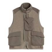 C.p. Company Funktionell Mixed Vest för Män Gray, Herr