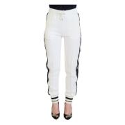 Dolce & Gabbana Vita DG Logo Sweatpants White, Dam