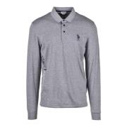 U.s. Polo Assn. Bomullsblandning Polo Tröja Gray, Herr