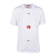 Diesel Tshirt White, Herr