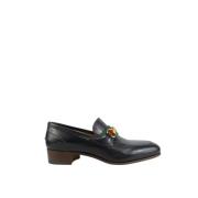 Gucci Svarta platta skor Elegant stil Black, Herr