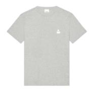 Isabel Marant Ekologisk Bomull Logo T-shirt Gray, Herr