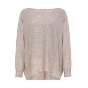 D.Exterior Stiliga Sweaters Kollektion Beige, Dam