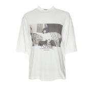 Anine Bing Vintage Mick Jagger Print Tee White, Dam