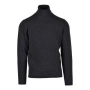 Filippo De Laurentiis Lyxig Ull Cashmere Tröja Black, Herr