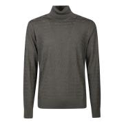 Emporio Armani Stilren Turtle Neck Sweater Gray, Herr