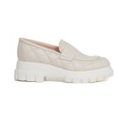 AGL Quiltad Loafer i Krita White, Dam