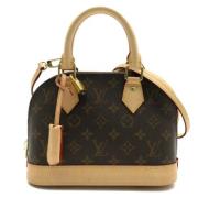 Louis Vuitton Vintage Pre-owned Canvas crossbodyvskor Brown, Dam