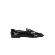 Tod's Svarta Penny Loafer Skor Black, Dam