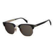 Eyewear by David Beckham Black/Grey Sunglasses DB 1002/S Black, Herr